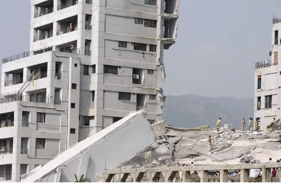 Earthquake in Islamabad, Pakistan