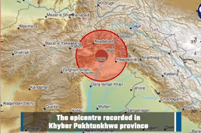 Earthquake in Pakistan