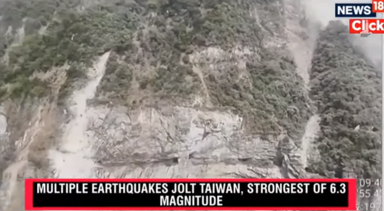 Earthquake in Taiwan