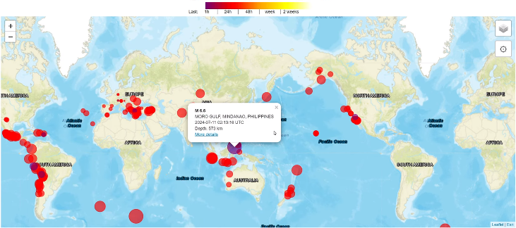 Earthquakes Philippines