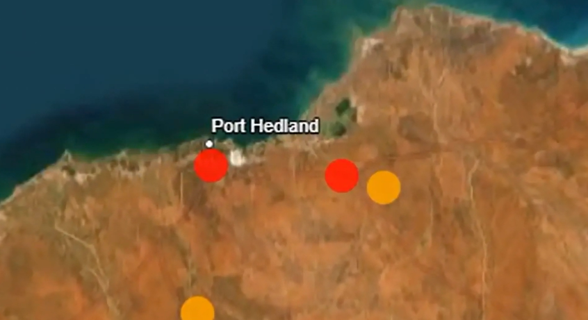 Recent Earthquakes Near Port Hedland