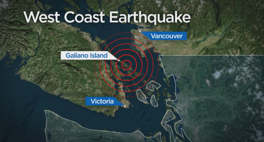 Vancouver Earthquake Today