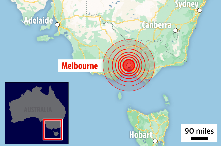 Earthquake Melbourne Today